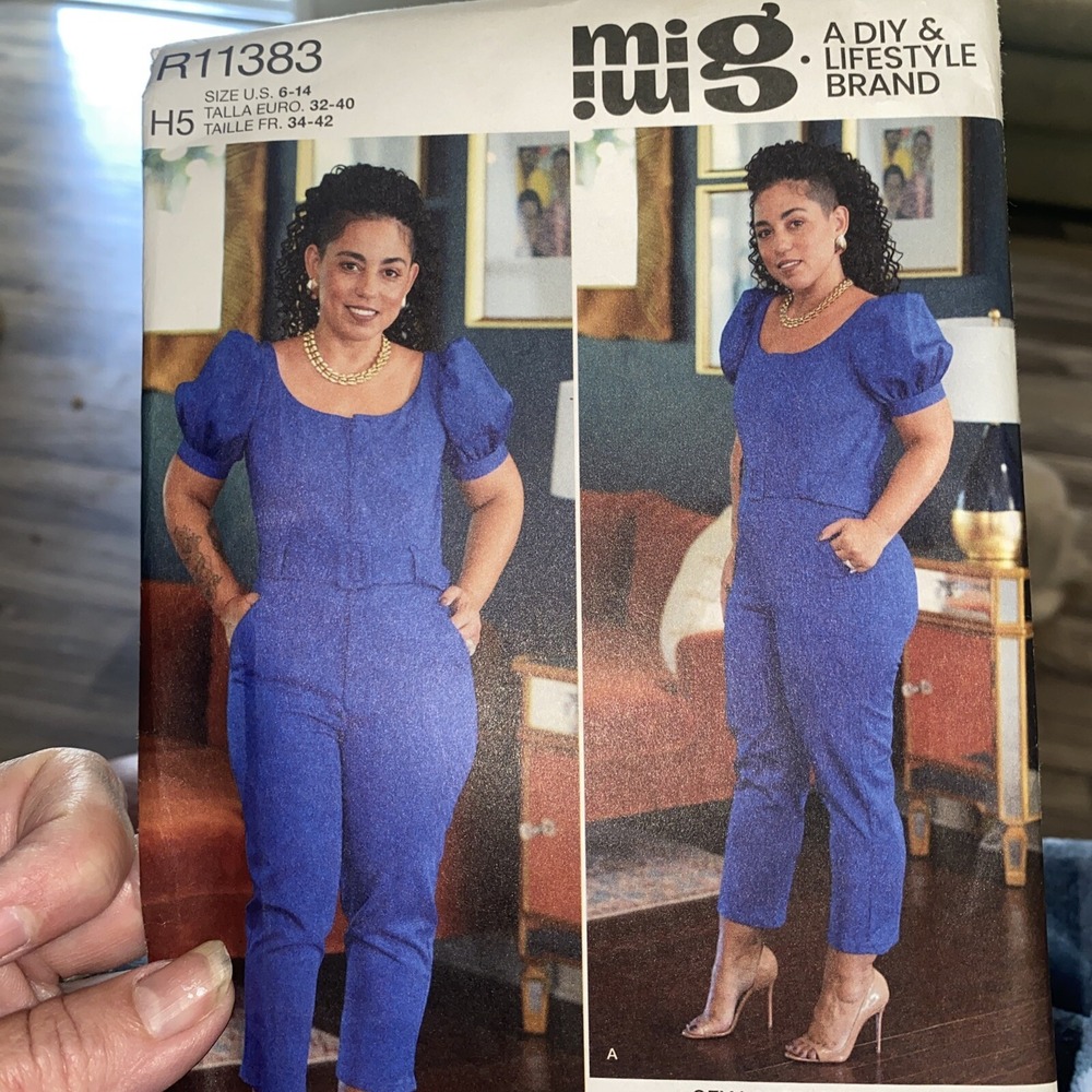 Simplicity R11383 Mimi G Misses Jumpsuit Sewing Pattern Size 6-14 Uncut